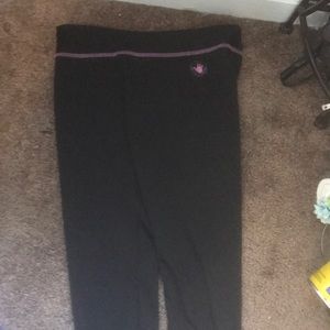 Black leggings with pink comfortable